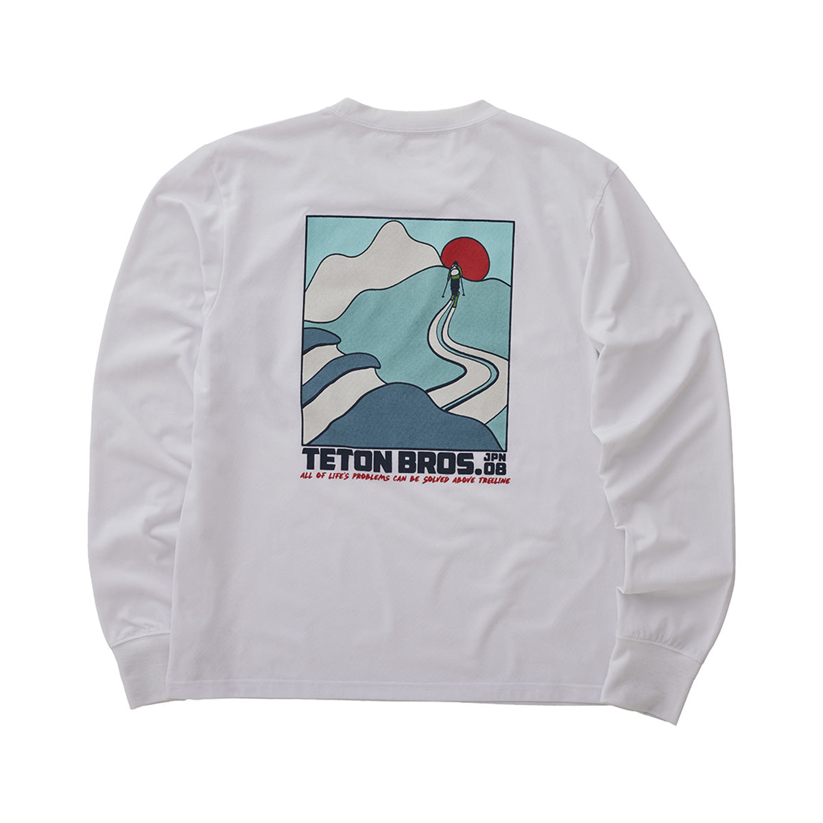 メンズ TB アボーヴ ツリーライン ロングスリーブ ティー TB Above Treeline L/S Tee M [Teton Bros. ティートンブロス]