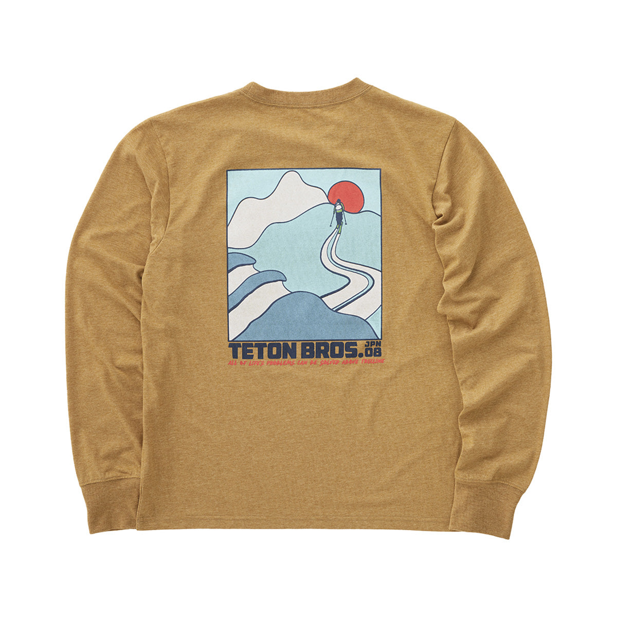 メンズ TB アボーヴ ツリーライン ロングスリーブ ティー TB Above Treeline L/S Tee M [Teton Bros. ティートンブロス]